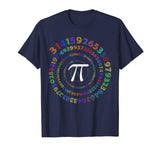 Pi Spiral TShirt 3.14 Math Teacher Tee Pi National Day Shirt