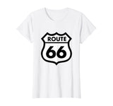 Route 66 tshirt White Highway Sign Shirt