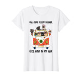 On a dark desert highway, cool wind in my hair pug cute tee
