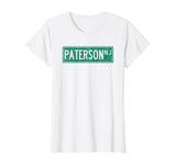 Retro Style Paterson NJ Street Sign T-Shirt