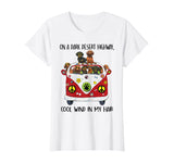 On A Dark Desert Highway Cool Wind in My Hair Dachshund Tee