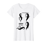 9 is bigger than 8 but not INFINITY Funny Math Shirt Funny T