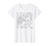 Fibonacci T Shirt - Distressed Print Sequence, Spiral, Math