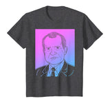 Richard Nixon Vaporwave T-Shirt - Pastel Goth Aesthetic
