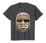 Olmec Statue Shirt - Hidden History Clothing - Good Colors !