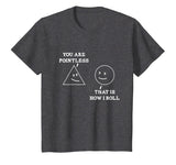You Are Pointless That Is How I Roll Math T-Shirt Funny