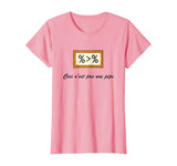"This is not a pipe" - R Data Science / Art History T-shirt