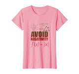 Funny Avoid Negativity T-shirt School Funny Math Quote Meme