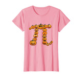 Pumpkin Pi Emojis Math Nerd Funny Halloween Teacher T-shirt