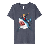 Donald Trump Shark Shirt 4th of July USA America Gift