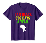 Black 365 Days A Year Black History Month Gift African Mens T-Shirt