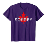 Sorrey Sorry Canadian Funny Apology Red Maple Leaf T-Shirt