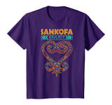 Sankofa African Heart Symbol for Black History Month T-Shirt
