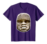 Olmec Statue Shirt - Hidden History Clothing - Good Colors !