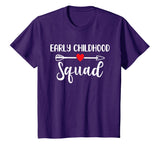 Early Childhood Squad T Shirt for Preschool Math Teachers