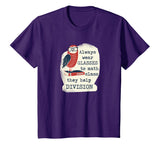 Funny Math Shirt: Always Wear Glasses To Math Class