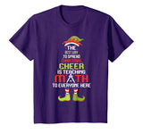Funny Math Teacher Christmas - Elf Christmas Cheer T-Shirt