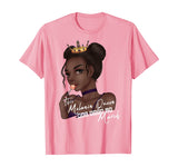 This Melanin Queen Was Born In March Birthday Black History T-Shirt
