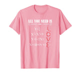 All You Need is Love Math Equation Algebra Calculus Shirt