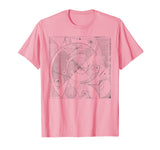 Fibonacci T Shirt - Distressed Print Sequence, Spiral, Math