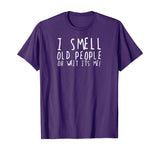 Funny 50th Birthday Gag Gift I Smell Old People oh its me T-Shirt