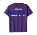 Proud Police Wife Shirt Cop Officer Law Enforcer Gift Women T-Shirt