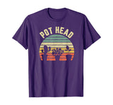 Pot Head Shirt Funny Gardener Plant Lover Gardening T-Shirt