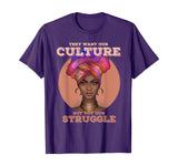 African American t shirts for women Black History Culture T-Shirt