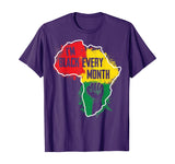 Black History Month Shirt Men Women I'm Black African Tribe T-Shirt