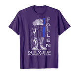 Thin Blue Line - Fallen But Never Forgotten T-Shirt