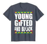 Young Gifted and Black history month t shirt