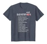Black History Year T Shirt African American Pride Month Gift