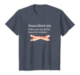 funny good bacon lovers shirt - Snaccident, bacon