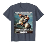 Funny History Hipster Napoleon Bonaparte Argument T-Shirt