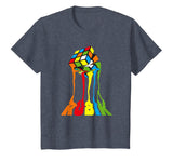 funny melting Rubik Cube Math T Shirt T-Shirt