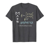 Neil deGrasse Tyson Math is the Language... Universe t-shirt