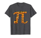 Pumpkin Pi Emojis Math Nerd Funny Halloween Teacher T-shirt