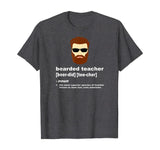Funny Beard Teacher Shirt; Teacher Appreciation Gift for Men