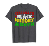 Celebrate Black History Month T-Shirt for Men Women Kids