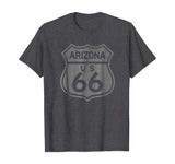 Arizona Historic Route 66 Retro Distressed Graphic T-Shirt
