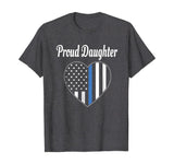 Proud Daughter of Police Officer Shirt - Law Enforcement Tee