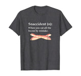 funny good bacon lovers shirt - Snaccident, bacon