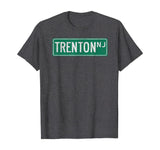 Retro Style Trenton NJ Street Sign T-Shirt