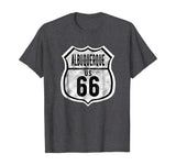 Albuquerque New Mexico Historic Route 66 Distressed T Shirt