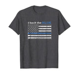 Thin Blue Line Shirt I Back the BLUE American Flag Law