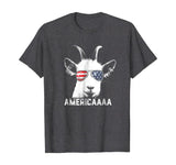 Patriotic Goat 4th of July T shirt Boys Funny Goat Americaaa