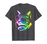 Rainbow Music Cat
