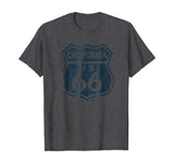 California Historic Route 66 Retro Distressed Graphic Shirt