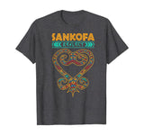 Sankofa African Heart Symbol for Black History Month T-Shirt