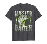 Fishing Master Baiter Funny Fish Novelty Dads Christmas Gift T-Shirt